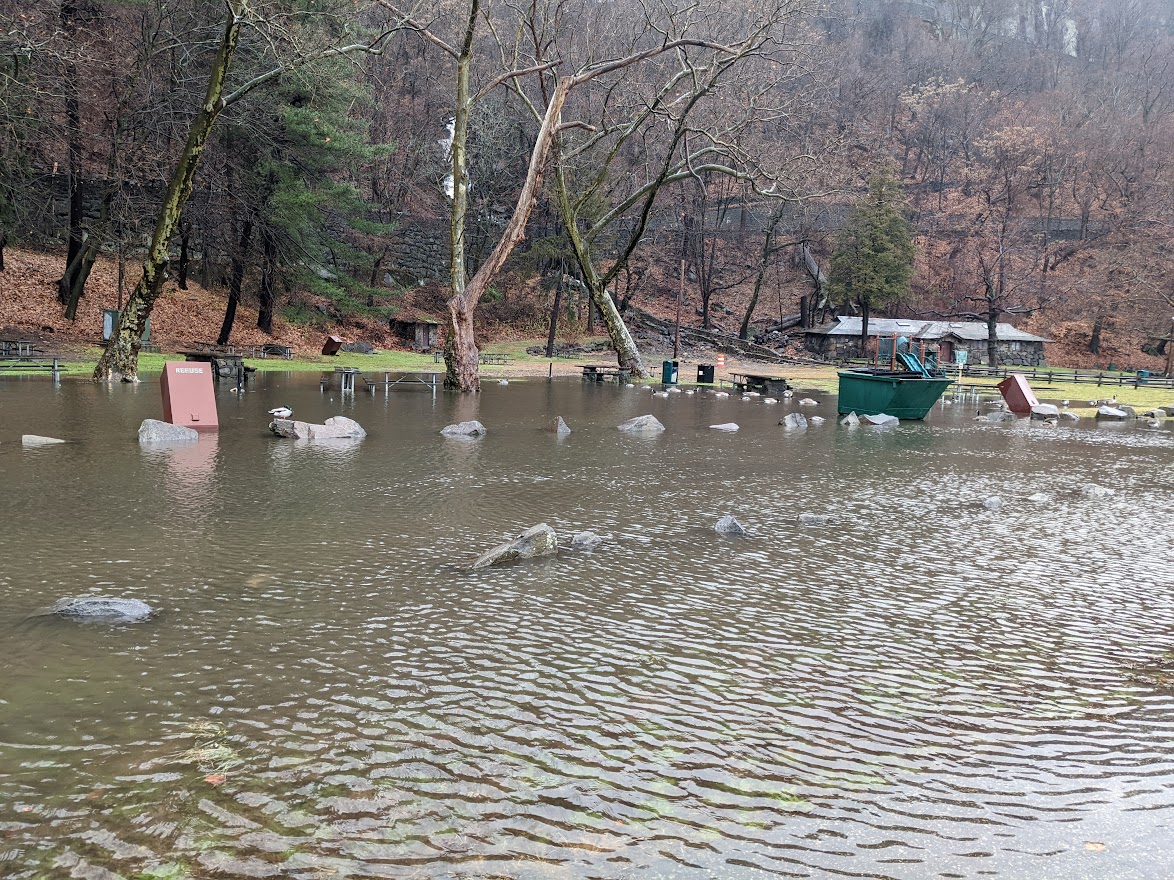 Storm tide at Englewood Picnic Area