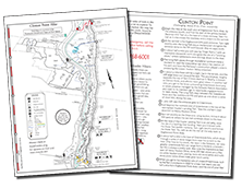 Clinton Point hike map (2 pages)